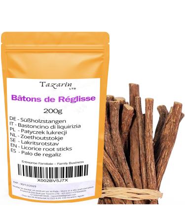200g B ton de r glisse - Glycyrrhiza glabra - Reglisse Baton | b ton de reglisse bois macher - Ar me & Go t Intense - 100% Naturel Pur et Sans Additifs - TazarinLtd