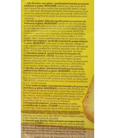 6 x Schar Fett Biscottate Senza Glutine Baking Baked Bread 260 g Gluten Free - Buy Online on GoSupps.com