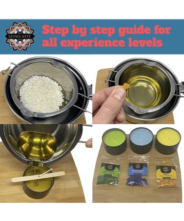 Soulsoy Candle Dye Coloring: 16 Vibrant Chips for 400 Candles - Soy Wax Color Dye - Natural Candle Making - Mobile App for Multicolor Effects - Buy Online on GoSupps.com