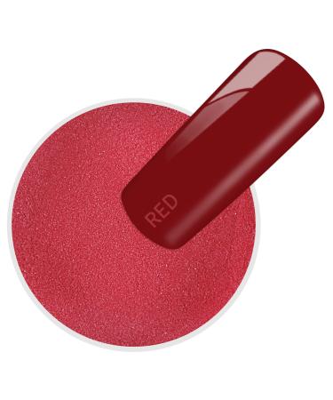 ND24 NailDesign Dipping Powder Nails Color Powder Red - 10g 10 g (1 pack) red