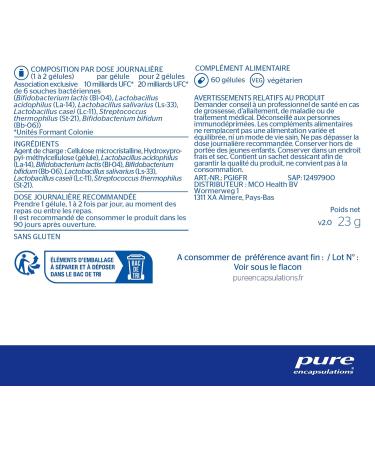 Pure Encapsulations - Pure Microbiotics GI - 60 Vegan Capsules - Buy Online on GoSupps.com