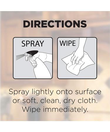 Weiman Cabinet & Wood Clean & Shine Spray - Furniture  Kitchen Cabinets  Baseboard & Trim  Fresh Almond Scent - Microfiber Cloth Included Bundle - Buy Online on GoSupps.com