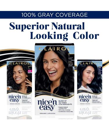 Clairol Nice'n Easy Permanent Hair Dye 3 Brown Black 6.26 Fl Oz - Pack of 1 - Buy Online on GoSupps.com