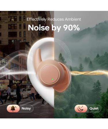 MUSICOZY Bluetooth 5.3 Sleep Earbuds - Wireless Sleep Headphones for Snoring Music & Travel - Lightweight Comfortable Earbuds in Pink - Buy Online on GoSupps.com