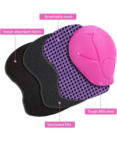 Kids 6-in-1 Protective Gear Set - Ages 3-6 Toddler & 5-8 Kids - Knee Pads, Elbow Pads, Wrist Guard - Rose Pink Small - for Cycling, Skateboarding, Roller Skating, Scooter, Ski Sports - Buy Online on GoSupps.com