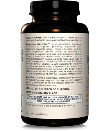 Jarrow Formulas Magnesium Optimizer - 200 Tablets for Optimal Health - Buy Online on GoSupps.com