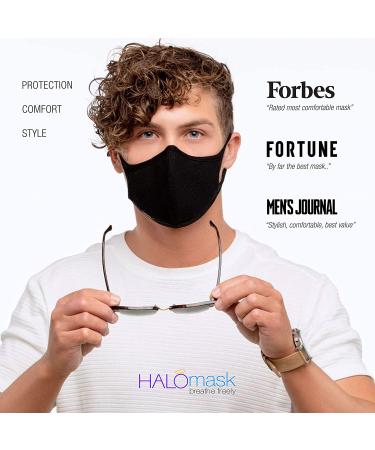 Halo Life Face Mask - Reusable/Washable with Replaceable Nanofiber Filter - Lightweight & Breathable - Adjustable Sizes for Women/Men/Children - 200 Hour Filter Life - Medium (1 Pack) - Buy Online on GoSupps.com