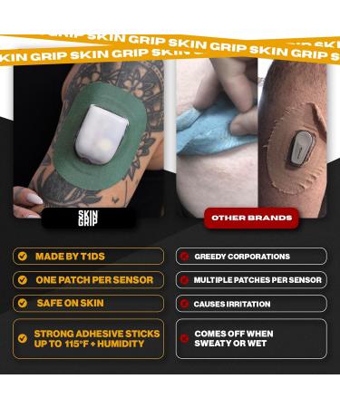 Buy Skin Grip Adhesive Patches for Omnipod Insulin Pump | Waterproof & Sweatproof | 3-Day Basics Pack - Buy Online on GoSupps.com