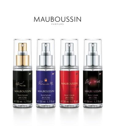 Mauboussin - Body Mist Set Premium : Elixir Pour Elle Mist 50ml (1.7 Fl Oz) Promise Me Mist 50ml (1.7 Fl Oz) In Red 50ml (1.7 Fl Oz) & My Twist Mist 50ml (1.7 Fl Oz) - Buy Online on GoSupps.com