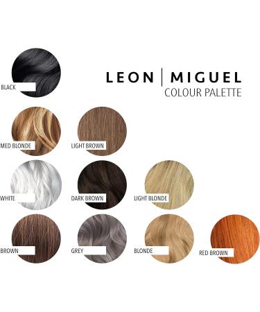LEON MIGUEL Hair Fiber - Premium Hair Thickener for Receding Hairlines, Balding Areas, and Thinning Hair | 25g (GREY) - Buy Online on GoSupps.com