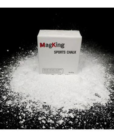 MagKing Gym Chalk Blocks for Rock Climbing & Weightlifting - Magnesium Carbonate Chalk 2oz-1lb - 8 Blocks - Buy Online on GoSupps.com