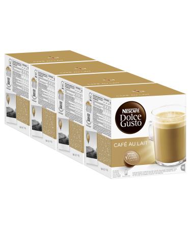 Nescafe Dolce Gusto Café au Lait, Pack of 4, 4 x 16 Capsules