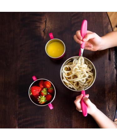 Innobaby Din Din SMART Stainless Steel Cup 9oz - Pink (2 Pack) - Buy Online on GoSupps.com