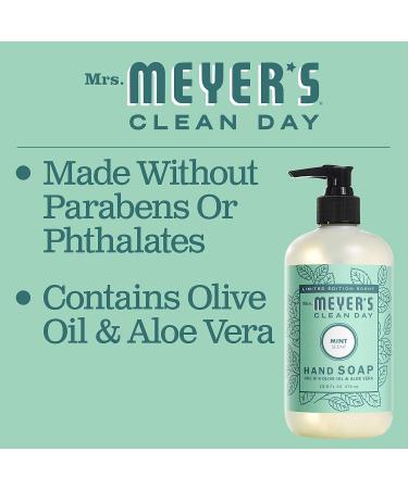 Mrs. MEYER'S CLEAN DAY Liquid Hand Soap Mint (12.5 Fl Oz (Pack of 6)) - Buy Online on GoSupps.com
