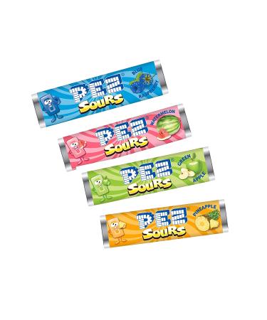 PEZ Sourz Candy Refills - 72 Count (6 Packs of 12) - Buy Online on GoSupps.com