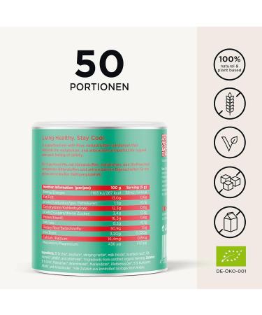Sooper Food Slim Boost 250g - Bio Vegan Superfood Powder for Fast Saturation & Fat Burning - With Chia Psyllium Nettle - International Shipping Available - Buy Online on GoSupps.com