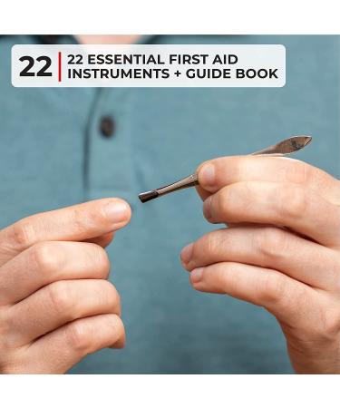 Thrive Mini First Aid Kit Travel Size (66 Piece) - Hospital Grade Medical Supplies in Compact First Aid Bag - Buy Online on GoSupps.com