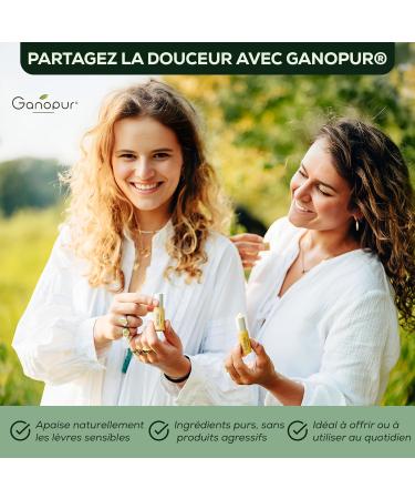  Ganopur Organic Moringa Oil Lip Balm 100% Natural: Moisturizing Repairing & Anti-Aging Stick Dry Lip Care Ganopur - Buy Online on GoSupps.com