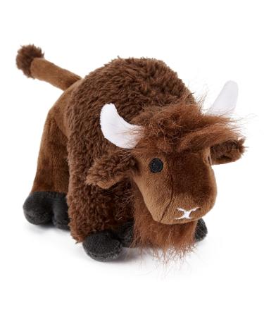 Zappi Co Children's Soft Cuddly Plush Toy Animal - Perfect Perfect Soft Snuggly Playtime Companions for Children (12-15cm /5-6") (Bison) One Size Bison