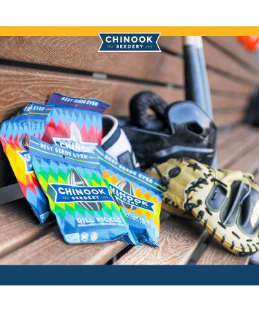 Chinook Seedery Roasted Jumbo Sunflower Seeds - Keto Snacks - Gluten Free, Non GMO - 4 oz (Pack of 12) - Original Flavor - Buy Online on GoSupps.com