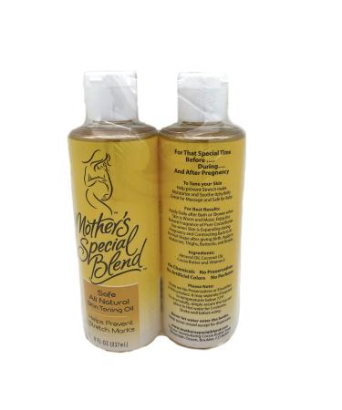Mother's Special Blend All Natural Skin Toning Oil  8-Ounce (2)