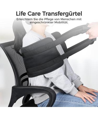 Robust Transfer Belt for Patients & Seniors | Padded Oxford Fabric | Double Handle Transfer Strap for Safe Moves - Buy Online on GoSupps.com