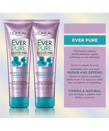 L'Oreal Paris Everpure Repairing Shampoo 250 Milliliters - Buy Online on GoSupps.com