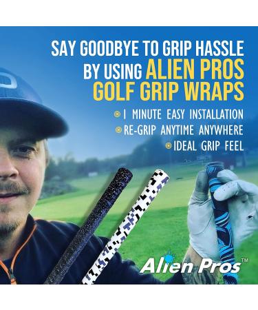 Alien Pros Golf Grip Wrapping Tapes - 3-Pack Skull Design - Quick and Innovative Golf Club Grip Solution - Buy Online on GoSupps.com