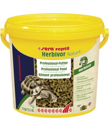 Sera Reptil Professional Herbivor Nature |3800 ml for tortoises & iguanas |Without color and preservatives |Rich in vitamins minerals & algae 3.8 ml (1 Pack) single