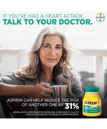 Bayer 81mg Enteric Coated Aspirin 200 Count - Pain Reliever/Fever Reducer - Buy Online on GoSupps.com