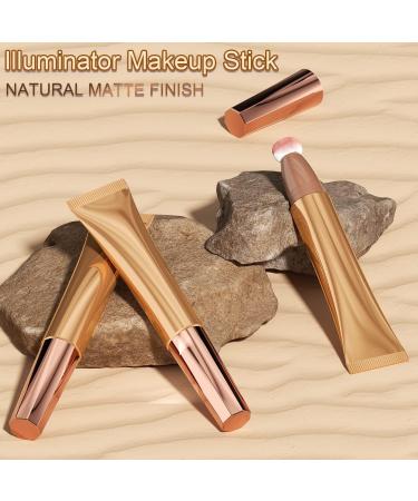  KXAMELIE Beauty Wand Contour Cream KXAMELIE Liquid Height Line with Silky Liquid Cushion Applicator Bronzing Stick Waterproof Lightweight Concealer with Natural - Buy Online on GoSupps.com