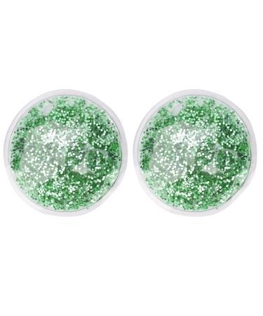 Gel Ice Pack Round Hot And Cold Cooling Eye Pads Reusable Mini Eye Ice Pack For Pain Relief Dark Circles Puffiness And Eye Relax Small Ice Packs Eye Hot Cold Treatment Pack (green)