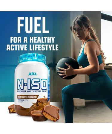 100% Pure Hydrolyzed Whey Isolate Protein + BCAAs - 25g Protein Peanut Free Gluten Free Zero Lactose - Peanut Butter Chocolate (1.8 lb) | Shop Internationally - Buy Online on GoSupps.com