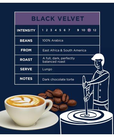 CafePod Black Velvet Nespresso Compatible Coffee Pods - 60 Aluminium Capsules - Buy Online on GoSupps.com
