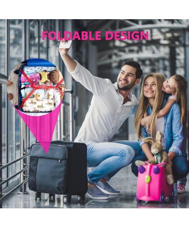 Deogra 1000W Children's Hair Dryer Pink - Portable Mini Hair Dryer for Kids with UK Plug, Dual Voltage for Travel, Includes Concentrator and Diffuser Nozzle - Buy Online on GoSupps.com