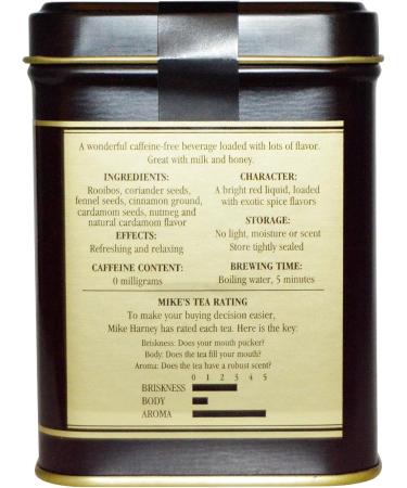 Harney & Sons Rooibos Chai 4 oz Tea Tin - Buy Online on GoSupps.com