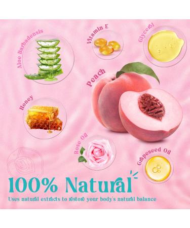 Yoni Oil for Women Natural Peach Feminine Oil for Vaginal Moisture & Odor Relief | 4 Fl Oz (120ml) - Soothing Tightening and Gentle Cleansing - Buy Online on GoSupps.com