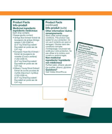 Genestra Brands - MI-gen - Gingko European Hazel and Bilberry Herbal Supplement - 15 ml Liquid - Buy Online on GoSupps.com