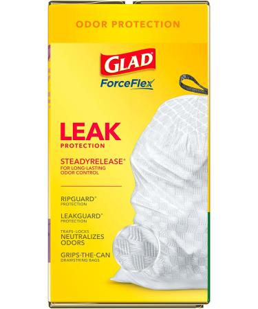 Glad ForceFlex 13 Gallon Kitchen Trash Bags, 110 Count - Gain Lavender with Febreze - Buy Online on GoSupps.com