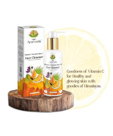 Vitamin C Face Wash with Lemon Honey Papaya & Turmeric - Paraben & Sulfate-Free - 200ml - Buy Online on GoSupps.com