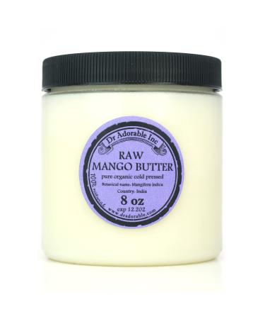 Dr Adorable - 8 oz - Mango Butter - Pure Natural Premium Organic Raw