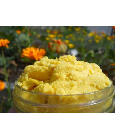 Raw African Shea Butter 2 lb Jar Yellow/Gold Grade A 100% Natural & Pure. Fresh Moisturizing Ideal for Dry and Cracked Skin. Can be use in Body Hair and Face. Imported from GHANA. - Buy Online on GoSupps.com