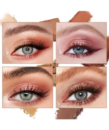 UCANBE Toffee Fusion 48 Colors Eyeshadow Palette + Brushes Set - Long Lasting, Highly Pigmented Makeup Kit - Buy Online on GoSupps.com