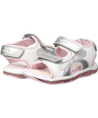 Geox Baby Girl's B Sandal Todo 7 UK - Silver Pink | Cute and Comfortable Summer Shoes - Buy Online on GoSupps.com