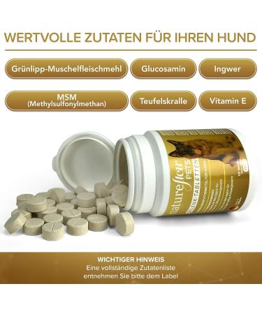 Journey Tablets for Dogs - Made in Germany with Green Lip Shell MSM & Devil Claw - Joint Health - 100 Count - Buy Online on GoSupps.com