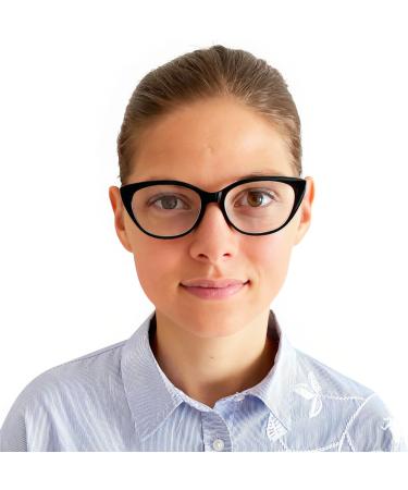 Shop Mini Cat Eye Anti Blue Light Reading Glasses | 1.5 Diopters | Includes Free Case & Durable Plastic Frame - Buy Online on GoSupps.com