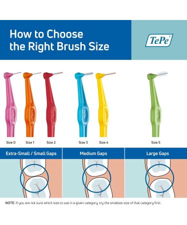 Interdental Brush Angle - Pink 0.4mm 6 Pack | Dentist Recommended for Oral Health Fresh Breath & Gum Care - Buy Online on GoSupps.com