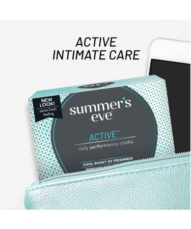 Summer's Eve Active Daily Performance Feminine Wipes - pH Balanced - 14 Count - Buy Online on GoSupps.com