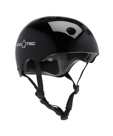 Pro-Tec Skate-and-Skateboarding-Helmets Pro-Tec Classic cert Gloss Black X-Large
