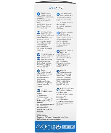 Avizor Unica Care Product 350ml - Premium Lens Solution for All-Day Comfort | International Shipping Available - Buy Online on GoSupps.com